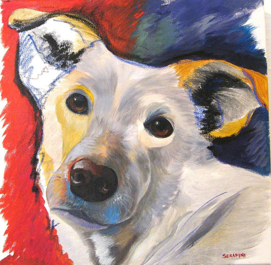 Ritratto Personalizzato del Tuo Cane o Gatto - Dipinto ad Olio su Tela