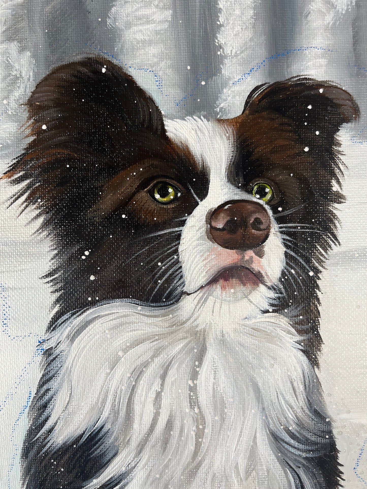 Ritratto Personalizzato del Tuo Cane o Gatto - Dipinto ad Olio su Tela